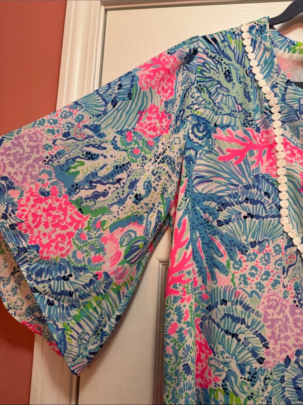 Lilly Pulitzer Delancey Sink or Swim - Pink, Blue & Green - Picture 2 of 7